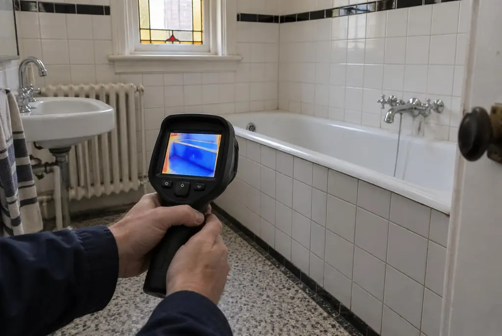 Lekdetectie Garderen – onderzoek in een badkamer van een oudere woning