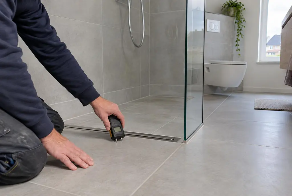 Lekdetectie Garderen – badkamer in een nieuwbouwwoning